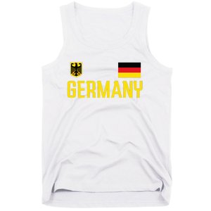 Germany Flag Deutschland Football Soccer Fan Tank Top