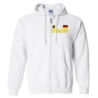 Germany Flag Deutschland Football Soccer Fan Full Zip Hoodie