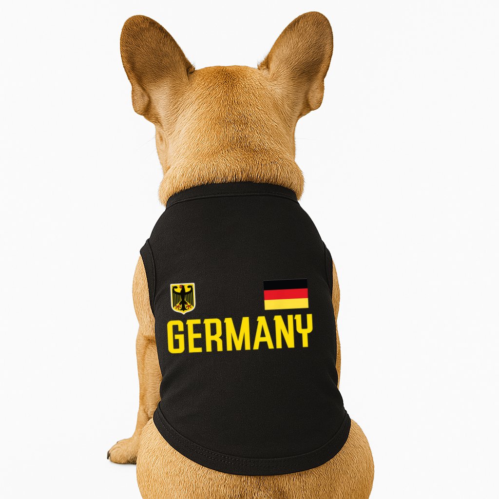 Germany Flag Deutschland Football Soccer Fan Doggie Tank