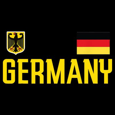 Germany Flag Deutschland Football Soccer Fan T-Shirt