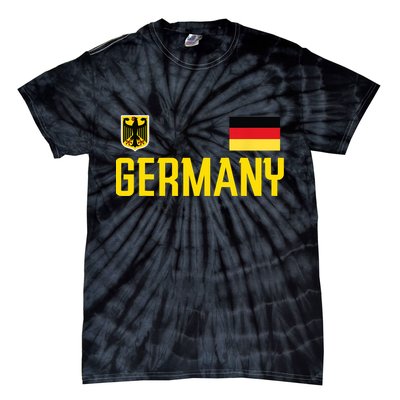 Germany Flag Deutschland Football Soccer Fan Tie-Dye T-Shirt