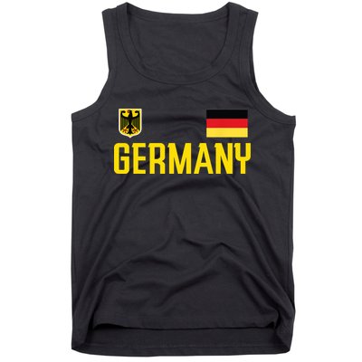 Germany Flag Deutschland Football Soccer Fan Tank Top