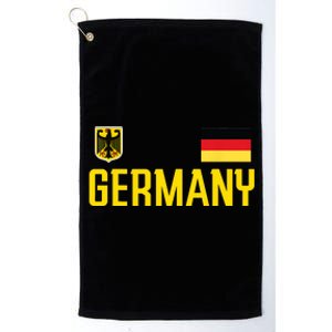 Germany Flag Deutschland Football Soccer Fan Platinum Collection Golf Towel