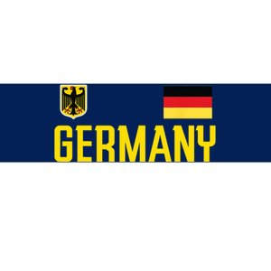 Germany Flag Deutschland Football Soccer Fan Bumper Sticker