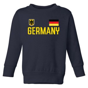 Germany Flag Deutschland Football Soccer Fan Toddler Sweatshirt