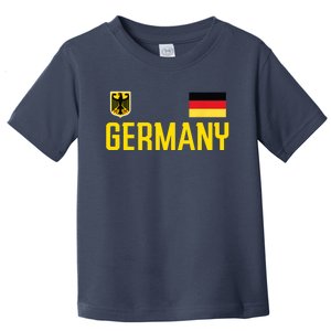 Germany Flag Deutschland Football Soccer Fan Toddler T-Shirt