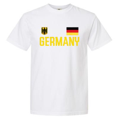 Germany Flag Deutschland Football Soccer Fan Garment-Dyed Heavyweight T-Shirt