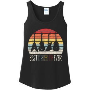 Guitarist Fathers Day Best Dad Ever D A D Chord Gifts Guitar Ladies Essential Tank