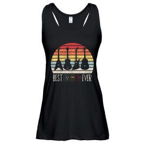 Guitarist Fathers Day Best Dad Ever D A D Chord Gifts Guitar Ladies Essential Flowy Tank