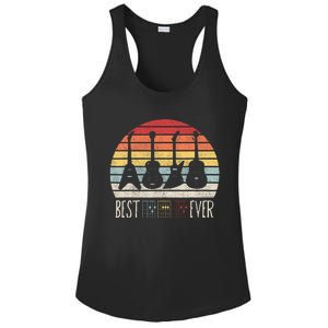 Guitarist Fathers Day Best Dad Ever D A D Chord Gifts Guitar Ladies PosiCharge Competitor Racerback Tank