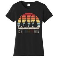 Guitarist Fathers Day Best Dad Ever D A D Chord Gifts Guitar Women's T-Shirt