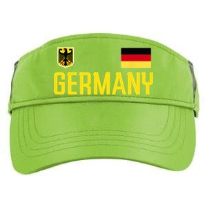 Germany Flag Deutschland Football Soccer Fan Adult Drive Performance Visor