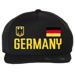 Germany Flag Deutschland Football Soccer Fan Wool Snapback Cap