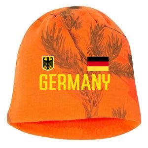 Germany Flag Deutschland Football Soccer Fan Kati - Camo Knit Beanie