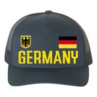 Germany Flag Deutschland Football Soccer Fan Yupoong Adult 5-Panel Trucker Hat