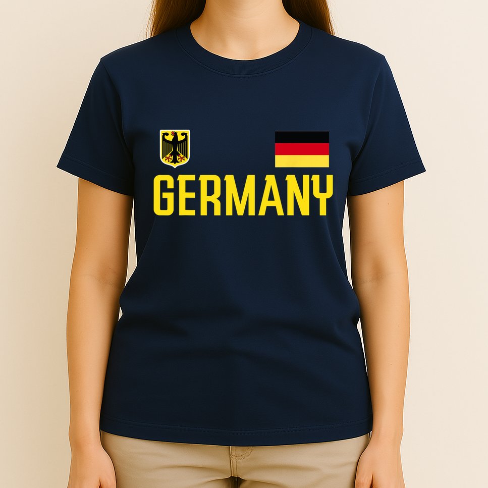 Germany Flag Deutschland Football Soccer Fan T-Shirt