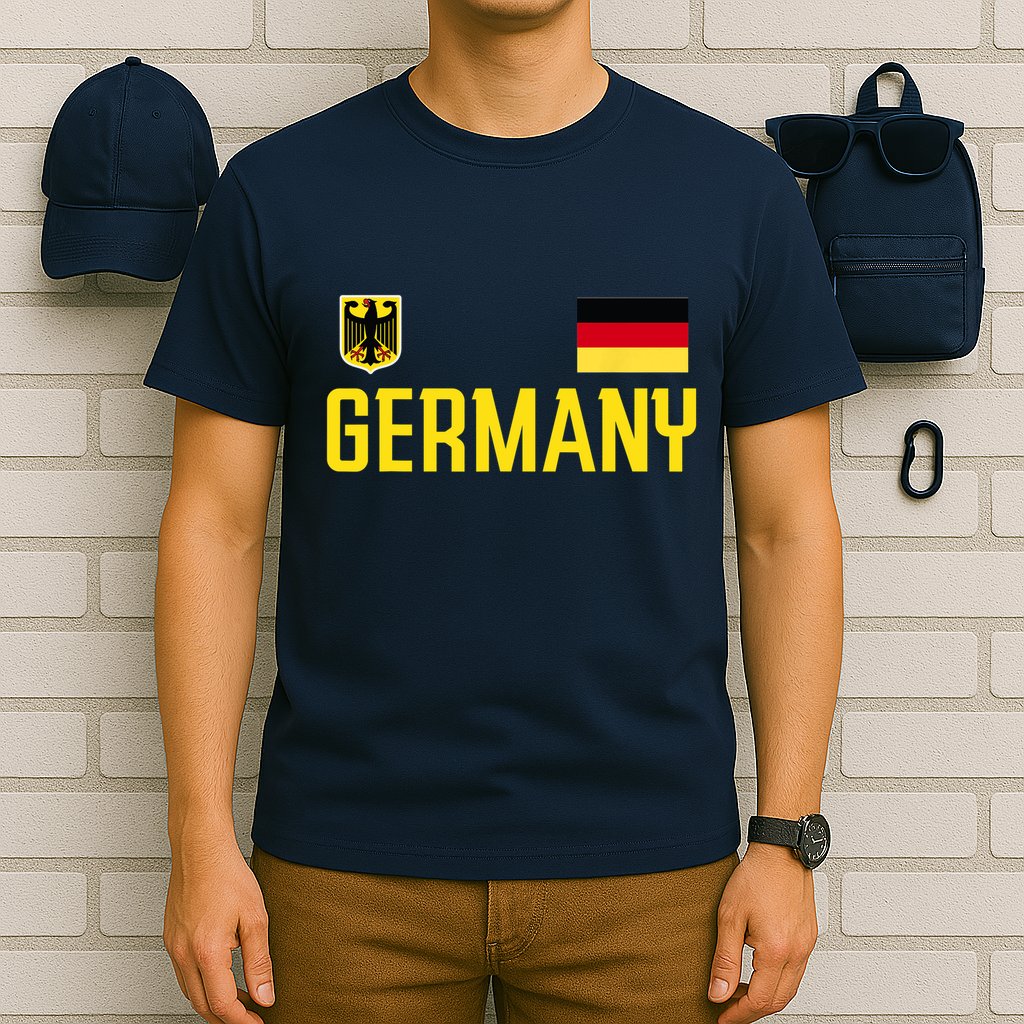 Germany Flag Deutschland Football Soccer Fan T-Shirt