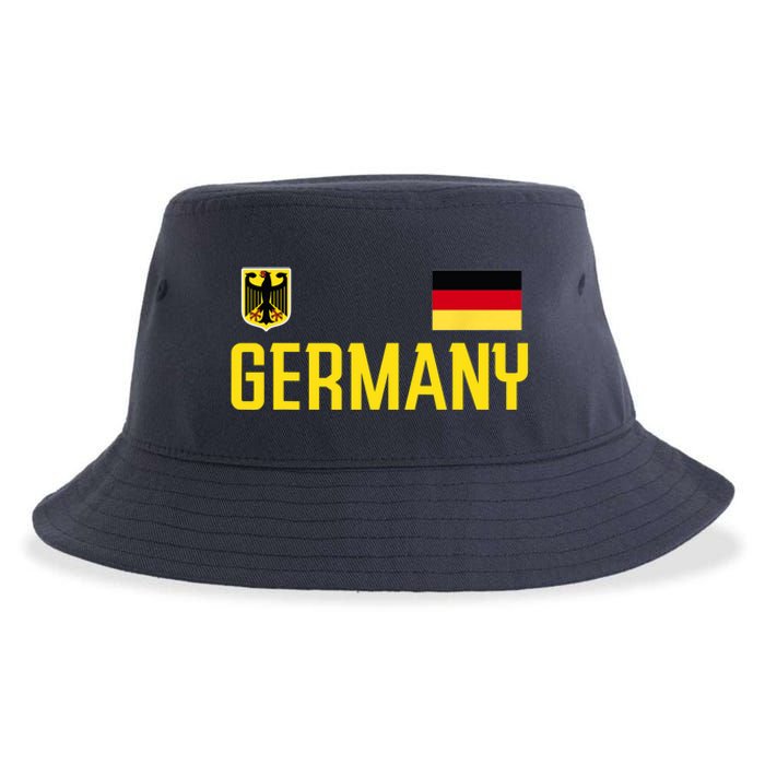 Germany Flag Deutschland Football Soccer Fan Sustainable Bucket Hat