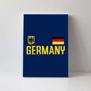 Germany Flag Deutschland Football Soccer Fan Canvas