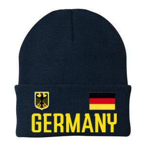 Germany Flag Deutschland Football Soccer Fan Knit Cap Winter Beanie