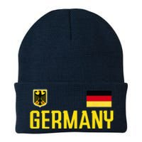 Germany Flag Deutschland Football Soccer Fan Knit Cap Winter Beanie