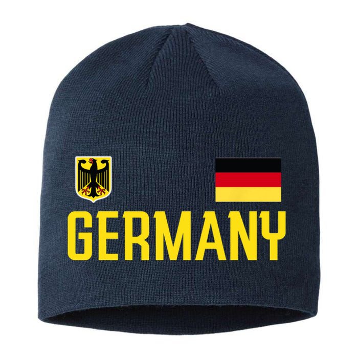 Germany Flag Deutschland Football Soccer Fan Sustainable Beanie