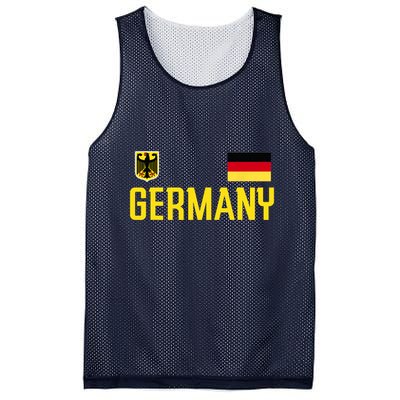 Germany Flag Deutschland Football Soccer Fan Mesh Reversible Basketball Jersey Tank