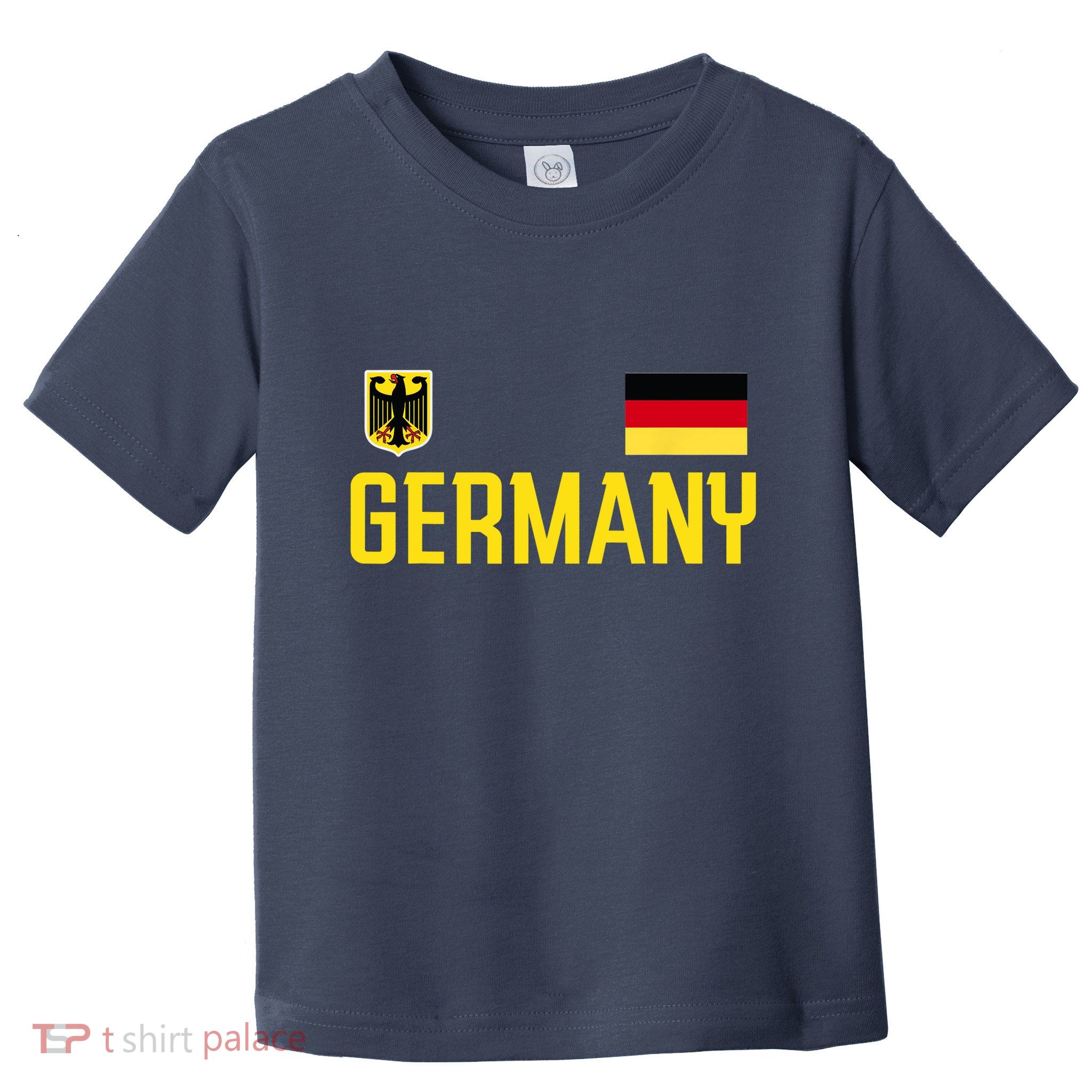 Germany Flag Deutschland Football Soccer Fan Toddler T-Shirt