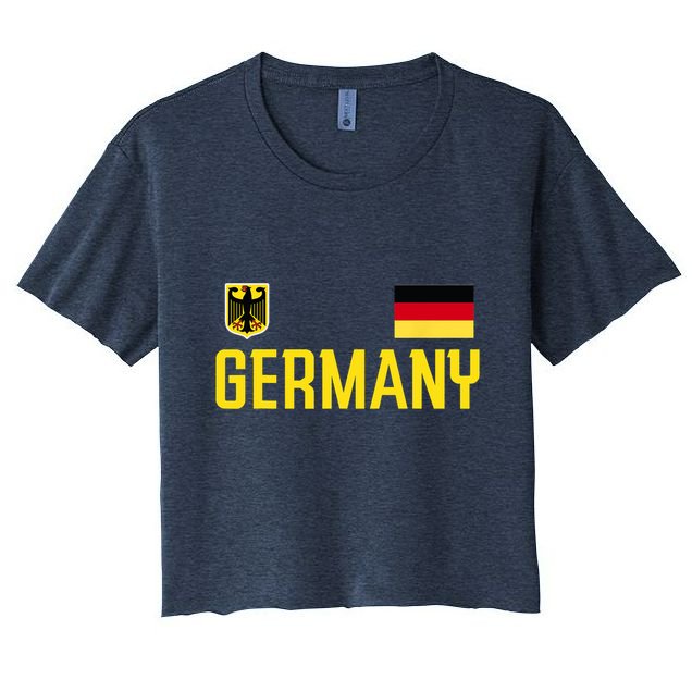 Germany Flag Deutschland Football Soccer Fan Crop Top