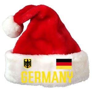 Germany Flag Deutschland Football Soccer Fan Premium Christmas Santa Hat