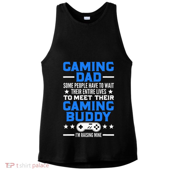 Gamer Fathers Day Gift Video Games Gaming Dad Gaming Ladies PosiCharge Tri-Blend Wicking Tank