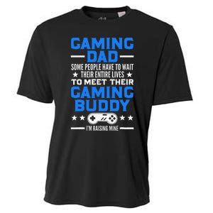 Gamer Fathers Day Gift Video Games Gaming Dad Gaming Cooling Performance Crew T-Shirt