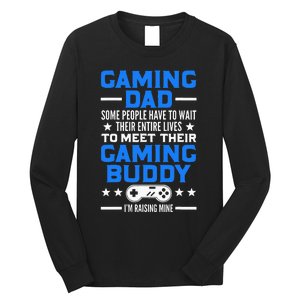 Gamer Fathers Day Gift Video Games Gaming Dad Gaming Long Sleeve Shirt