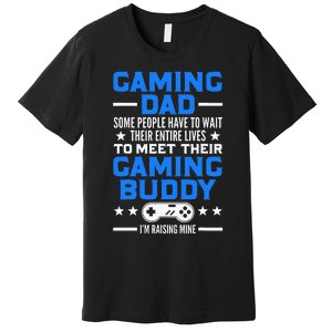 Gamer Fathers Day Gift Video Games Gaming Dad Gaming Premium T-Shirt