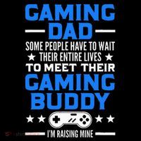 Gamer Fathers Day Gift Video Games Gaming Dad Gaming Premium T-Shirt