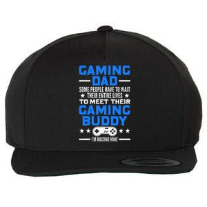 Gamer Fathers Day Gift Video Games Gaming Dad Gaming Wool Snapback Cap