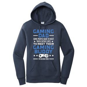 Gamer Fathers Day Gift Video Games Gaming Dad Gaming Women's Pullover Hoodie