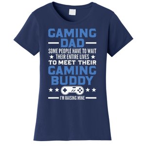 Gamer Fathers Day Gift Video Games Gaming Dad Gaming Women's T-Shirt