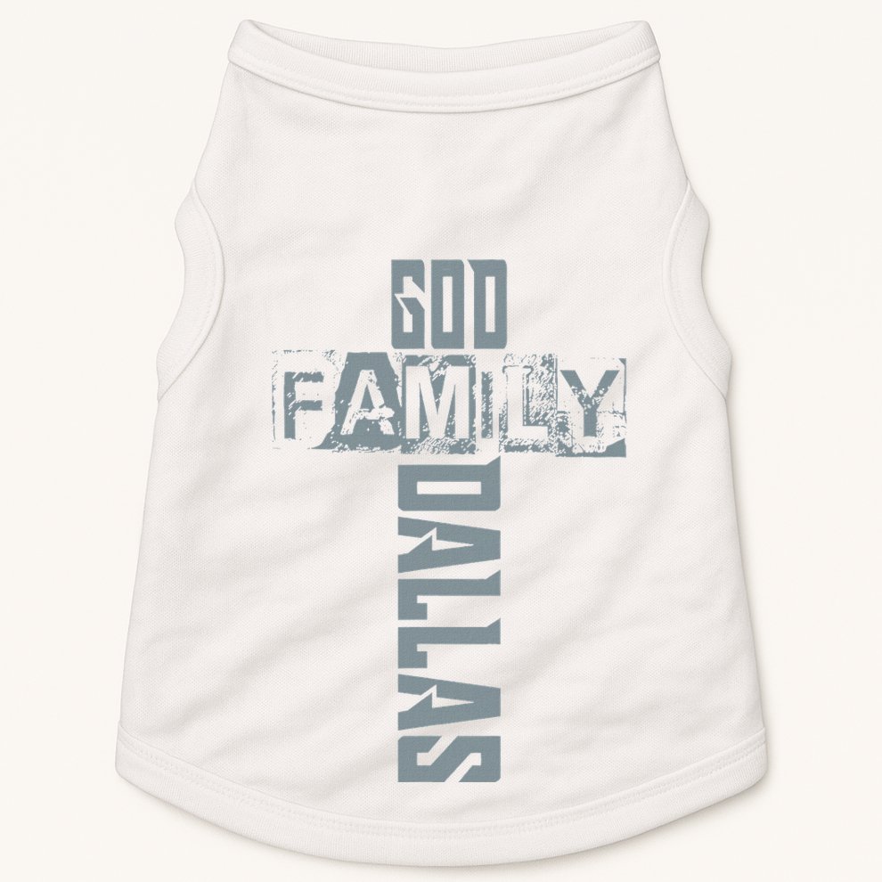 God Family Dallas Dallas Texas Lovers Doggie Tank