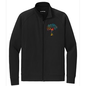 Genealogist Family DNA Lineage Researcher Genealogy Tree Stretch Full-Zip Cadet Jacket