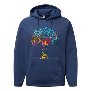 Genealogist Family DNA Lineage Researcher Genealogy Tree Performance Fleece Hoodie