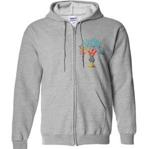 Genealogist Family DNA Lineage Researcher Genealogy Tree Full Zip Hoodie