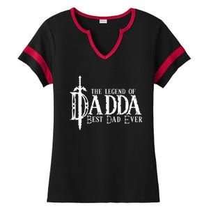 Gamer FatherS Day Dad Ladies Halftime Notch Neck Tee