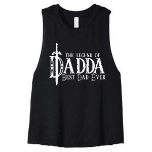 Gamer FatherS Day Dad Women's Racerback Cropped Tank