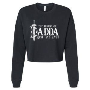 Gamer FatherS Day Dad Cropped Pullover Crew