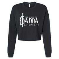 Gamer FatherS Day Dad Cropped Pullover Crew