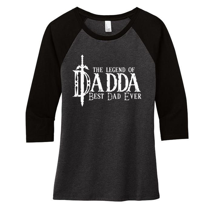 Gamer FatherS Day Dad Women's Tri-Blend 3/4-Sleeve Raglan Shirt