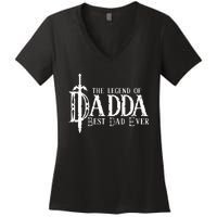 Gamer FatherS Day Dad Women's V-Neck T-Shirt