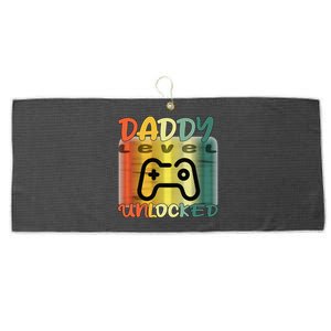 Game Fathers Day Gamer Daddy Daddy Gaming Dad Gaming Large Microfiber Waffle Golf Towel