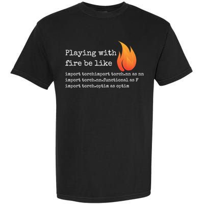 Gift For Deep Learning With Pytorch And Python Programmers Funny Gift Garment-Dyed Heavyweight T-Shirt